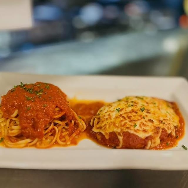 Chicken Parmigiana.