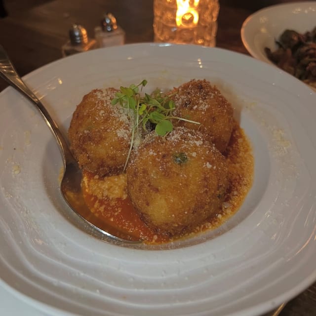 Homemade Arancini.