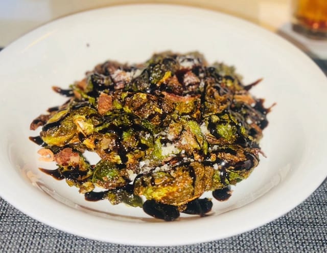 Crispy Brussels Sprouts.